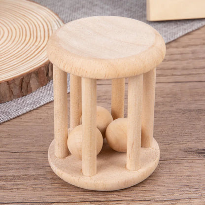 wooden rattle toys