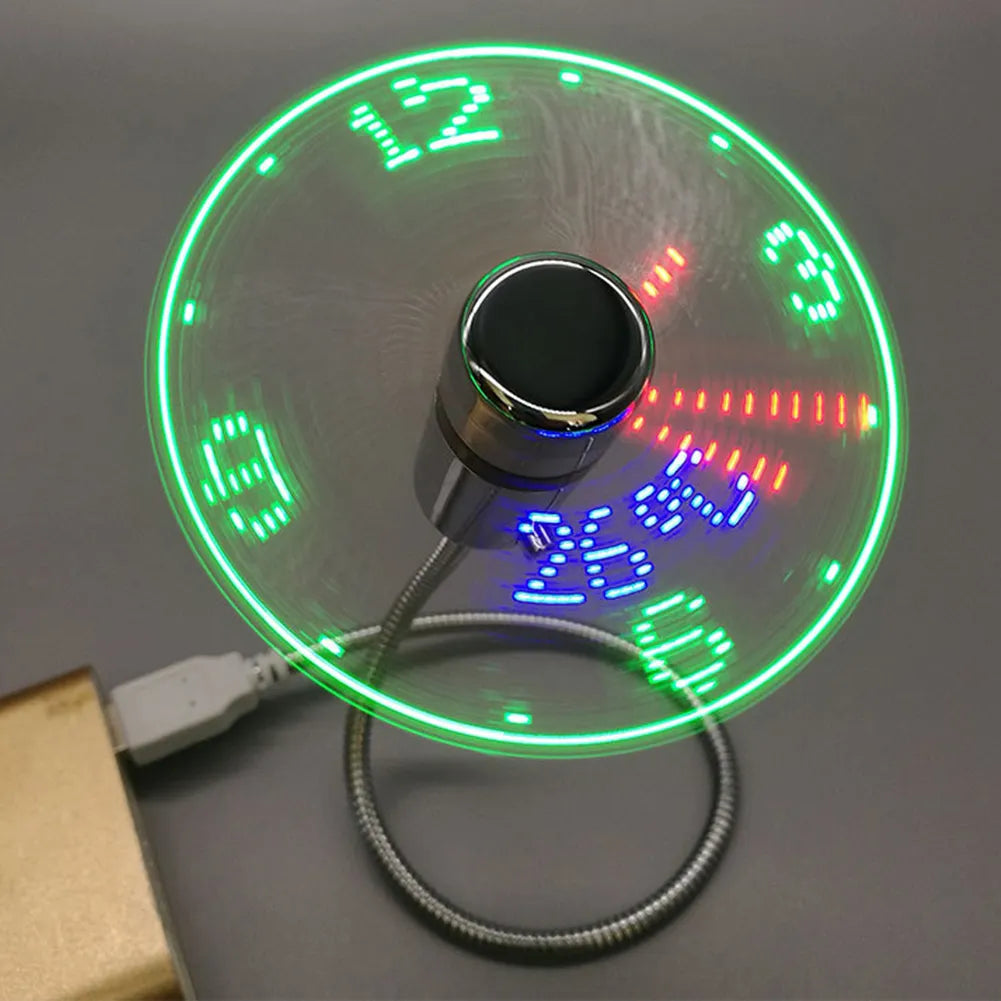 usb fan clock