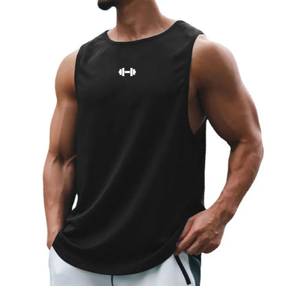 dumbbell muscle tee