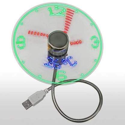 usb fan clock