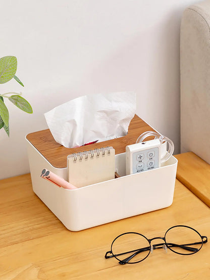 tissue box organizer