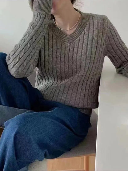 v-neck sweater