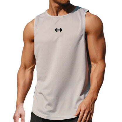 dumbbell muscle tee