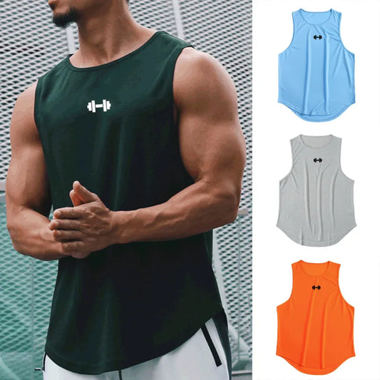 dumbbell muscle tee