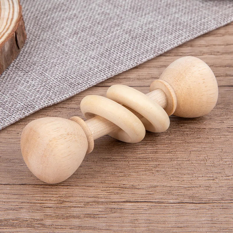 wooden rattle toys