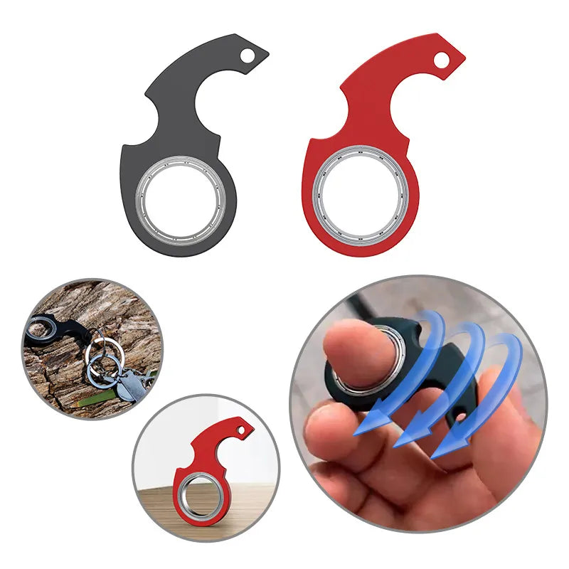 fidget spinner keychain