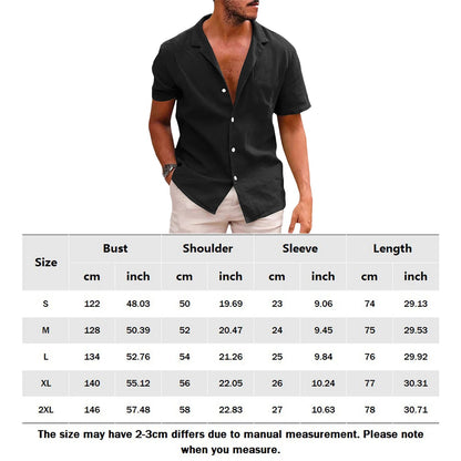 loose mens cotton shirt