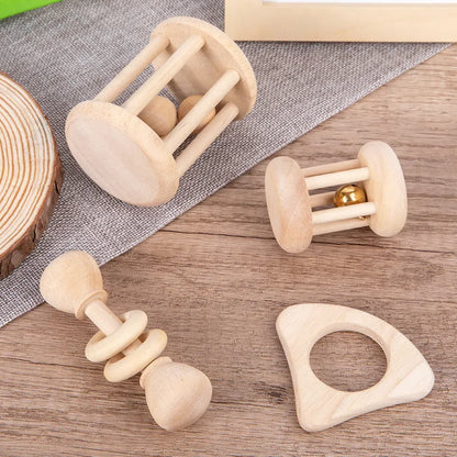 wooden rattle toys